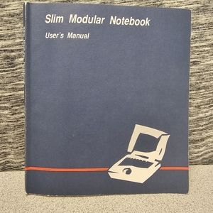 1995 Slim Modular Notebook User Manual